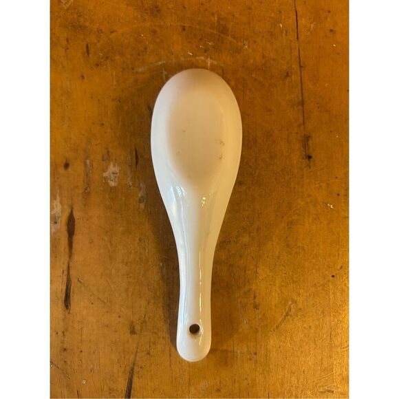 Cobalt  Blue Japan Asian Porcelain Ceramic Soup Spoon (8860) - Picture 5 of 5